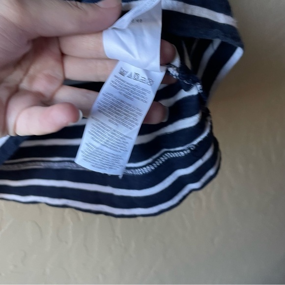 J. Crew Pier Stripe Navy Sweatshirt - Picture 6 of 8